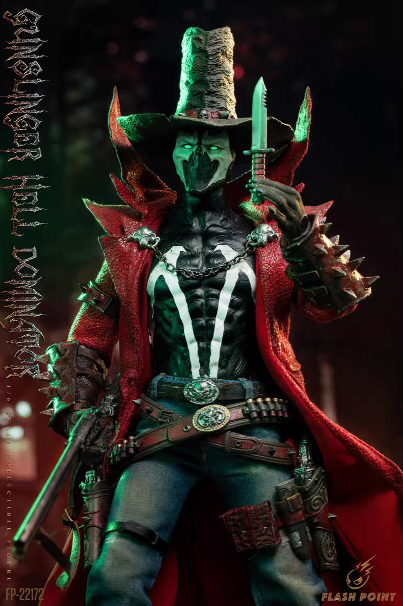 اکشن فیگور اسپاون مورتال کمبت 1/6 مدل Mortal Kombat Spawn Flash Point ppz toys