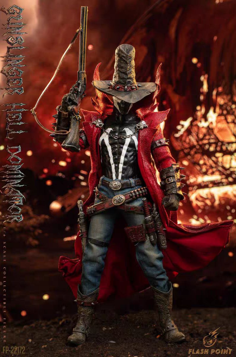اکشن فیگور اسپاون مورتال کمبت 1/6 مدل Mortal Kombat Spawn Flash Point ppz toys