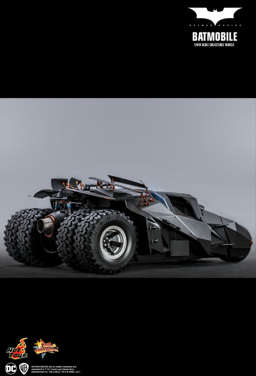 بتموبیل سه گانه دارک نایت قسمت بتمن بیگینز هات تویز مدل BATMOBILE THE DARK KNGHIT TRILOGYBATMAN BEGINS HOT TOYS