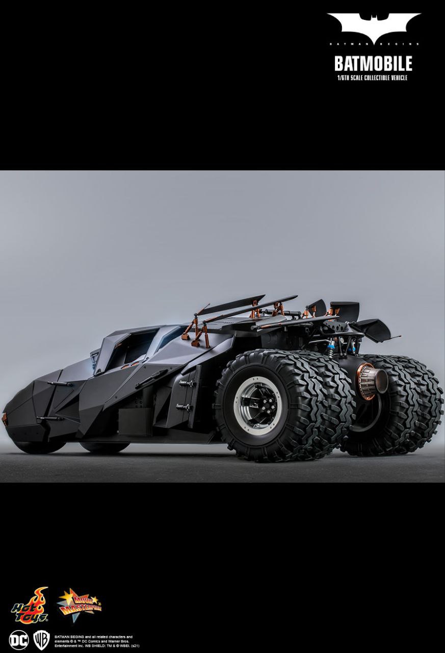بتموبیل سه گانه دارک نایت قسمت بتمن بیگینز هات تویز مدل BATMOBILE THE DARK KNGHIT TRILOGYBATMAN BEGINS HOT TOYS