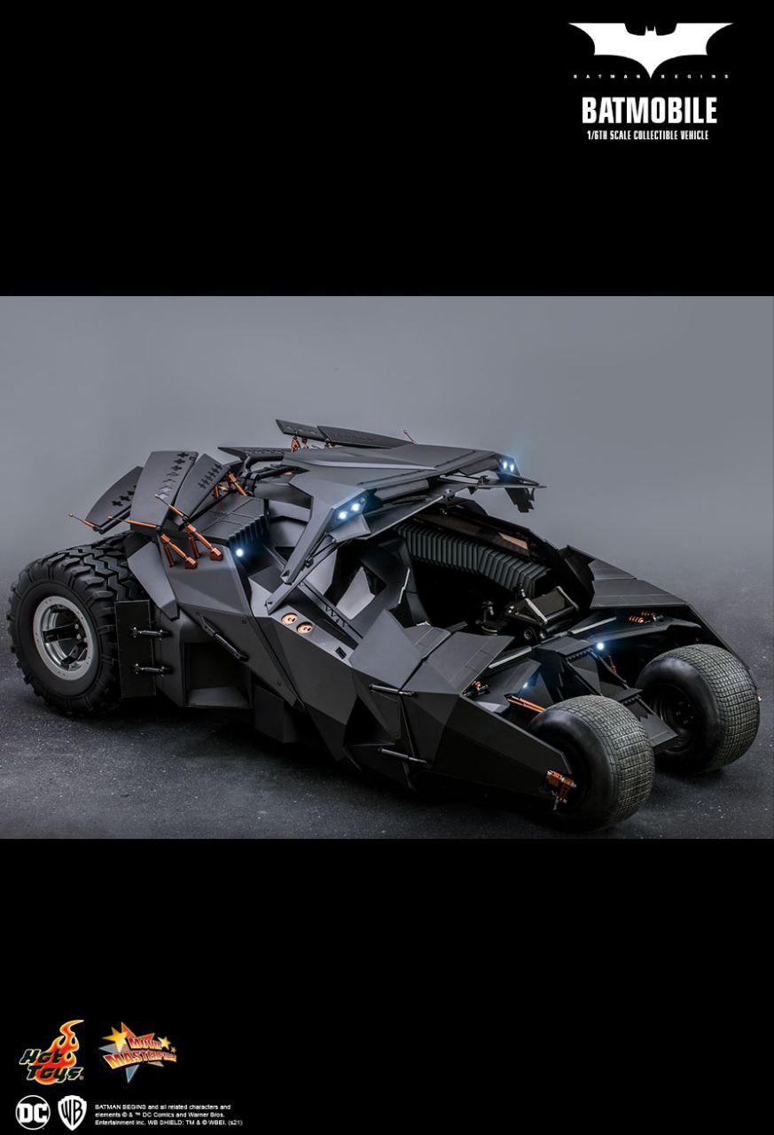 بتموبیل سه گانه دارک نایت قسمت بتمن بیگینز هات تویز مدل BATMOBILE THE DARK KNGHIT TRILOGYBATMAN BEGINS HOT TOYS