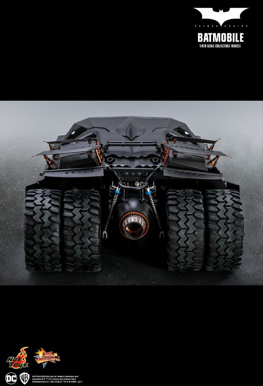 بتموبیل سه گانه دارک نایت قسمت بتمن بیگینز هات تویز مدل BATMOBILE THE DARK KNGHIT TRILOGYBATMAN BEGINS HOT TOYS