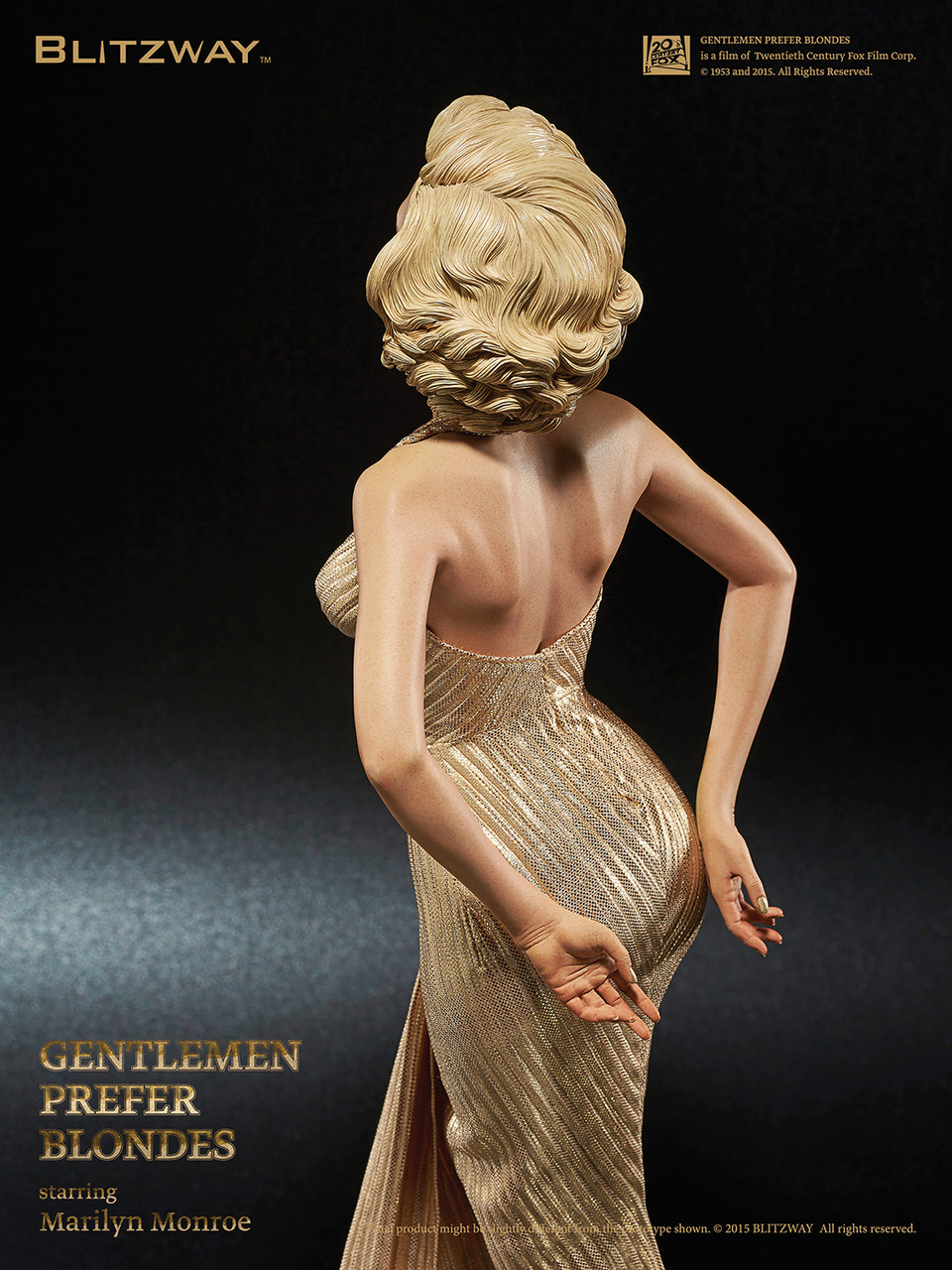 اکشن فیگور مرلین مونرو برند بلیتزوی مقیاس 1/4 مدل Blitzway Blondes Marilyn Monroe