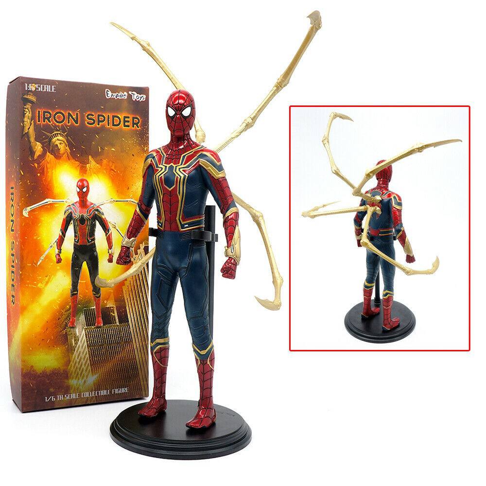 فیگور اسپایدرمن مدل آیرون اسپایدر برند امپایر تویز 30 سانتی مدل Empire toys spiderman