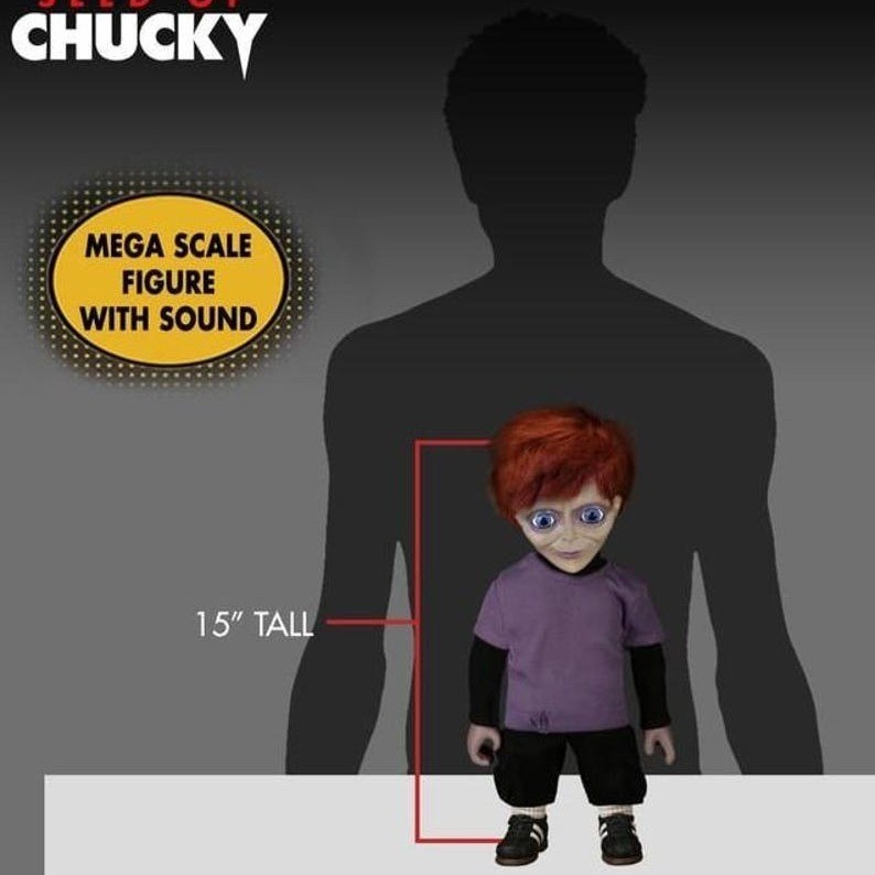 اکشن فیگور چاکی قسمت 5 سخنگو 45 سانت مزکو مدل Childs Play 5 : Seed Of Chucky Glen Mezco Toys