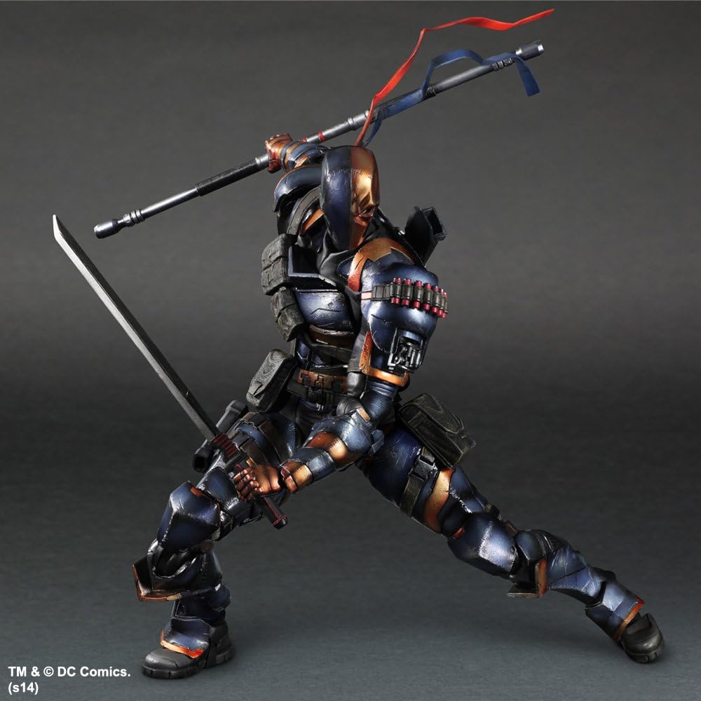 اکشن فیگور دث استروک برند پلی آرتز مدل بتمن آرخام Death Stroke Play Arts