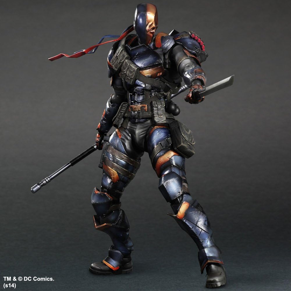 اکشن فیگور دث استروک برند پلی آرتز مدل بتمن آرخام Death Stroke Play Arts