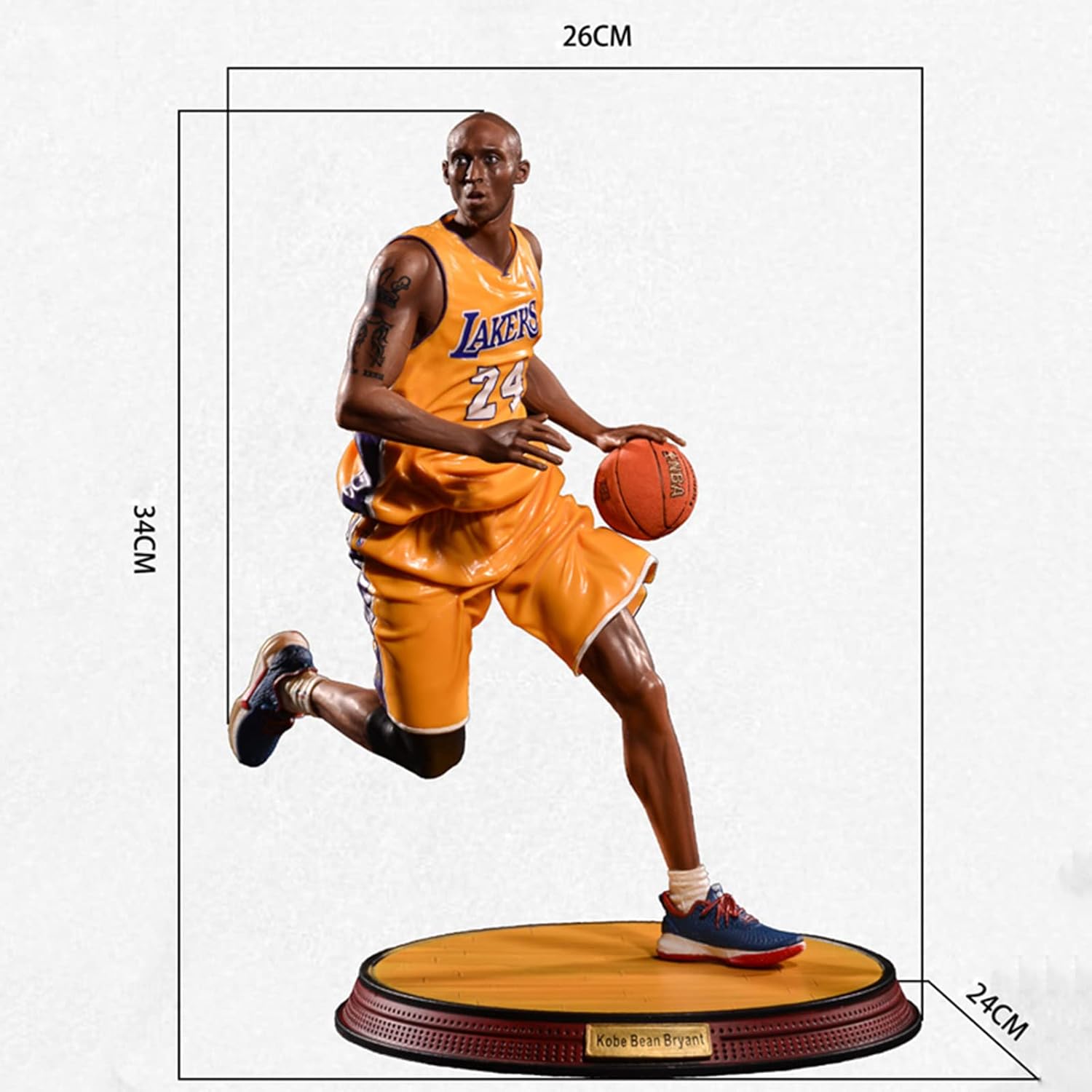 فیگور کوبی برایانت تیم لیکرز 35 سانت اورجینال مدل Kobe Bryant Lakers