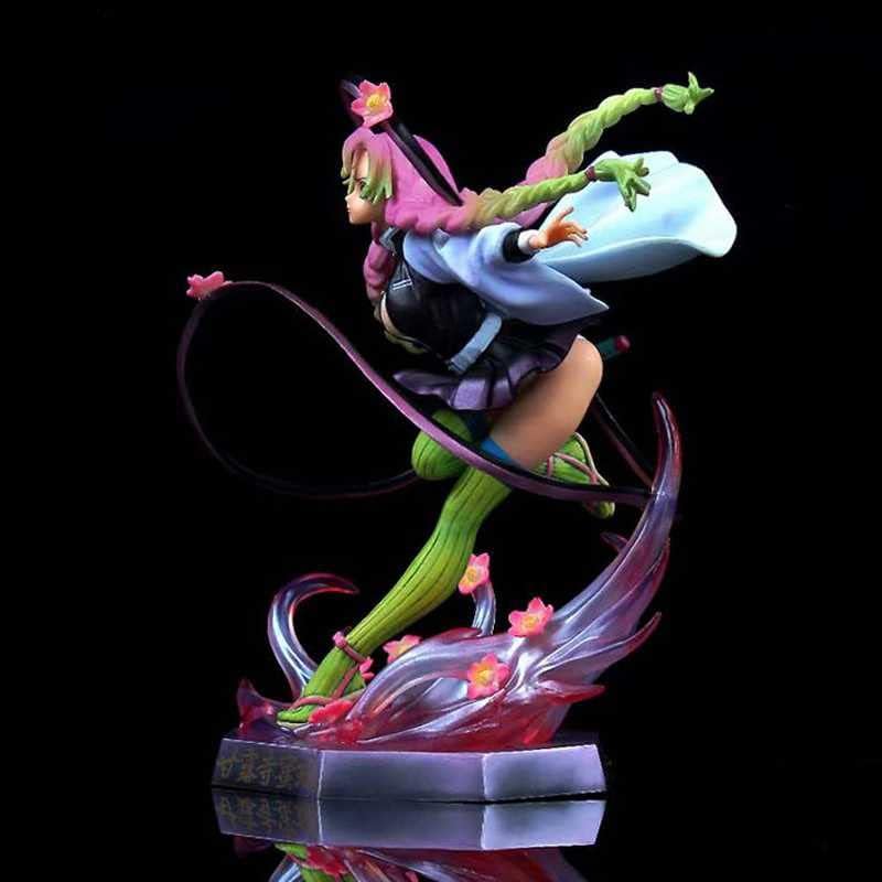 فیگور میتسوری کانروجی انیمه شیطانکش 25 سانت مدل Demon Slayer Mitsuri Kanroji