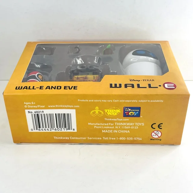 اکشن فیگور وال ای و ایو پک دوتای همراه اکسسوری مدل Wall-E Action Figure