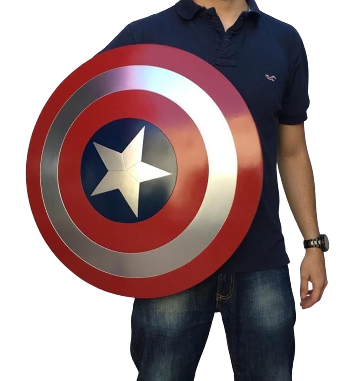 سپر کاپیتان آمریکا هاسبرو سایز 1/1 اورجینال مدل Hasbro Marvel Captain America Shield