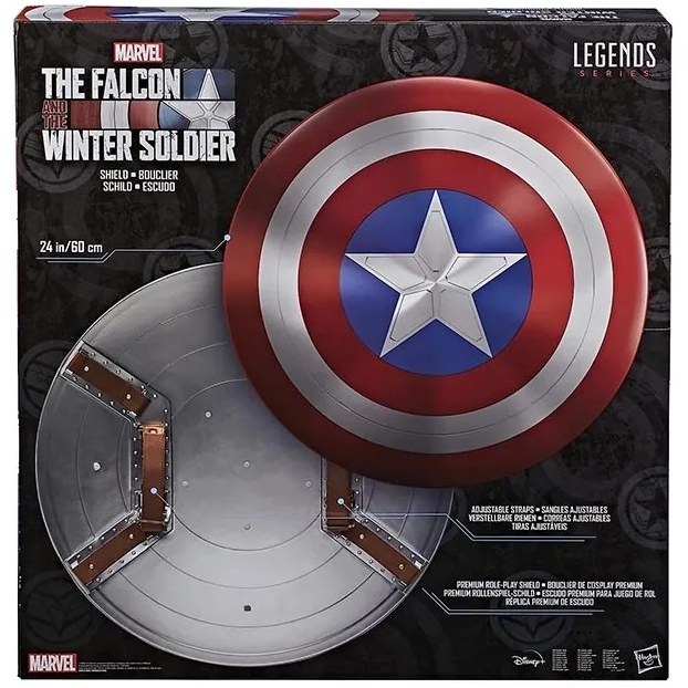 سپر کاپیتان آمریکا هاسبرو سایز 1/1 اورجینال مدل Hasbro Marvel Captain America Shield