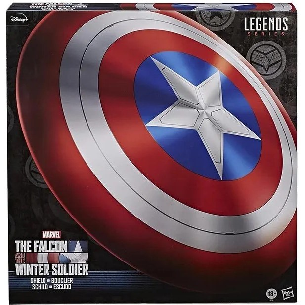 سپر کاپیتان آمریکا هاسبرو سایز 1/1 اورجینال مدل Hasbro Marvel Captain America Shield