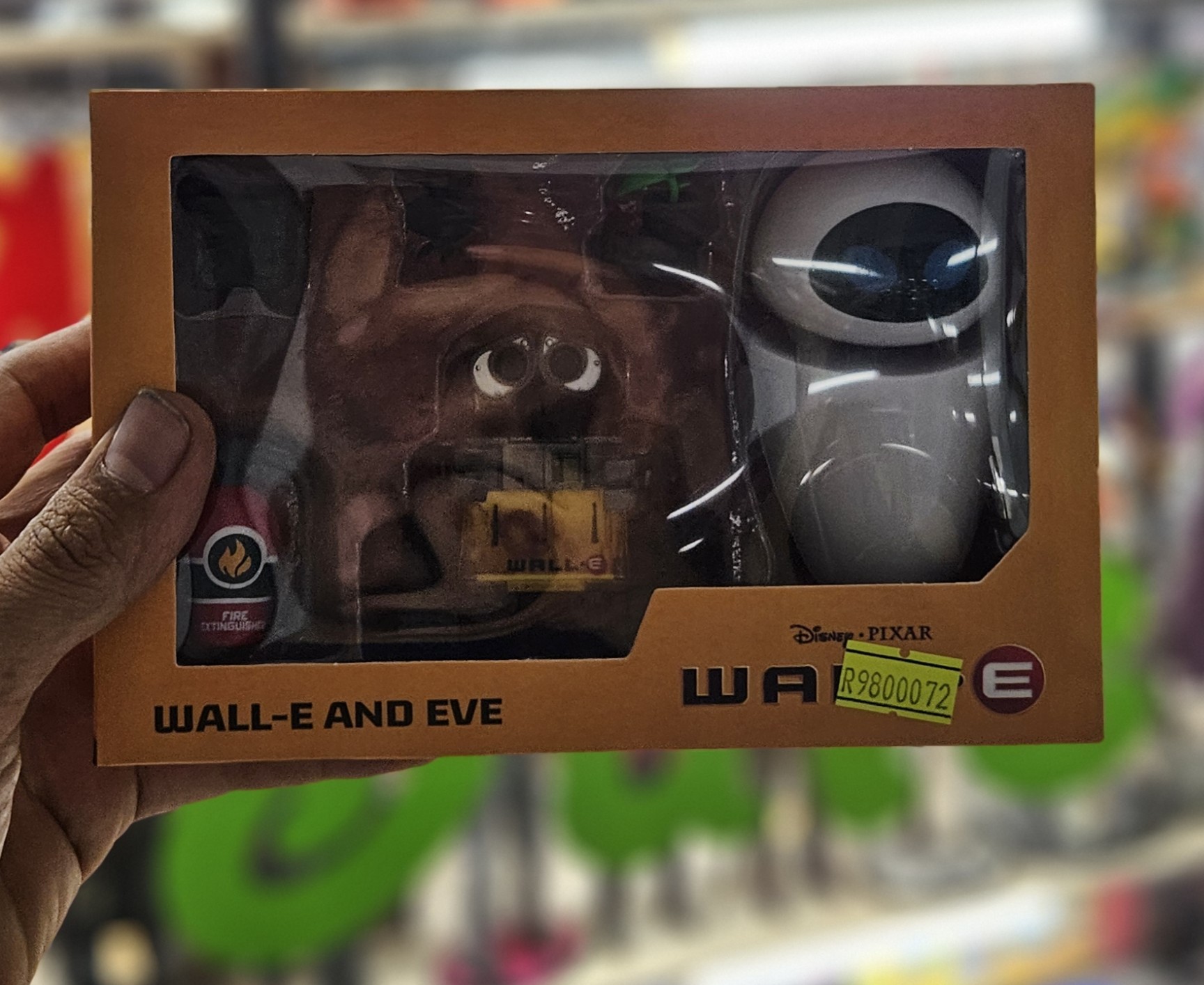 اکشن فیگور وال ای و ایو پک دوتای همراه اکسسوری مدل Wall-E Action Figure