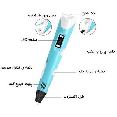 قلم جادویی سه بعدی مدل 3D PEN