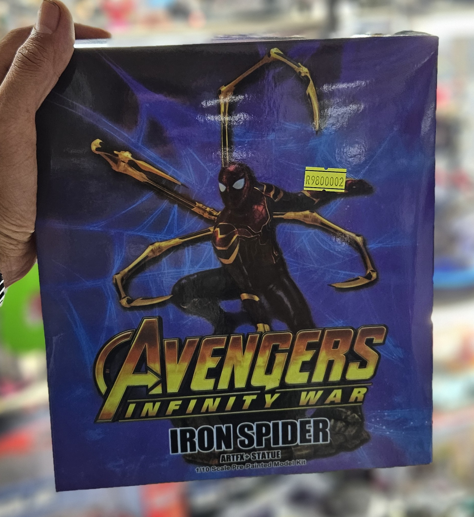 فیگور مرد عنکبوتی اینفینیتی وار طرح آیرون اسپایدر مدل Infinity War