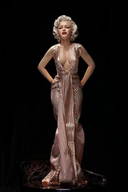 فیگور مرلین مونرو 45 سانتی مقیاس 1/4 های کپی مدل Marilyn Monroe