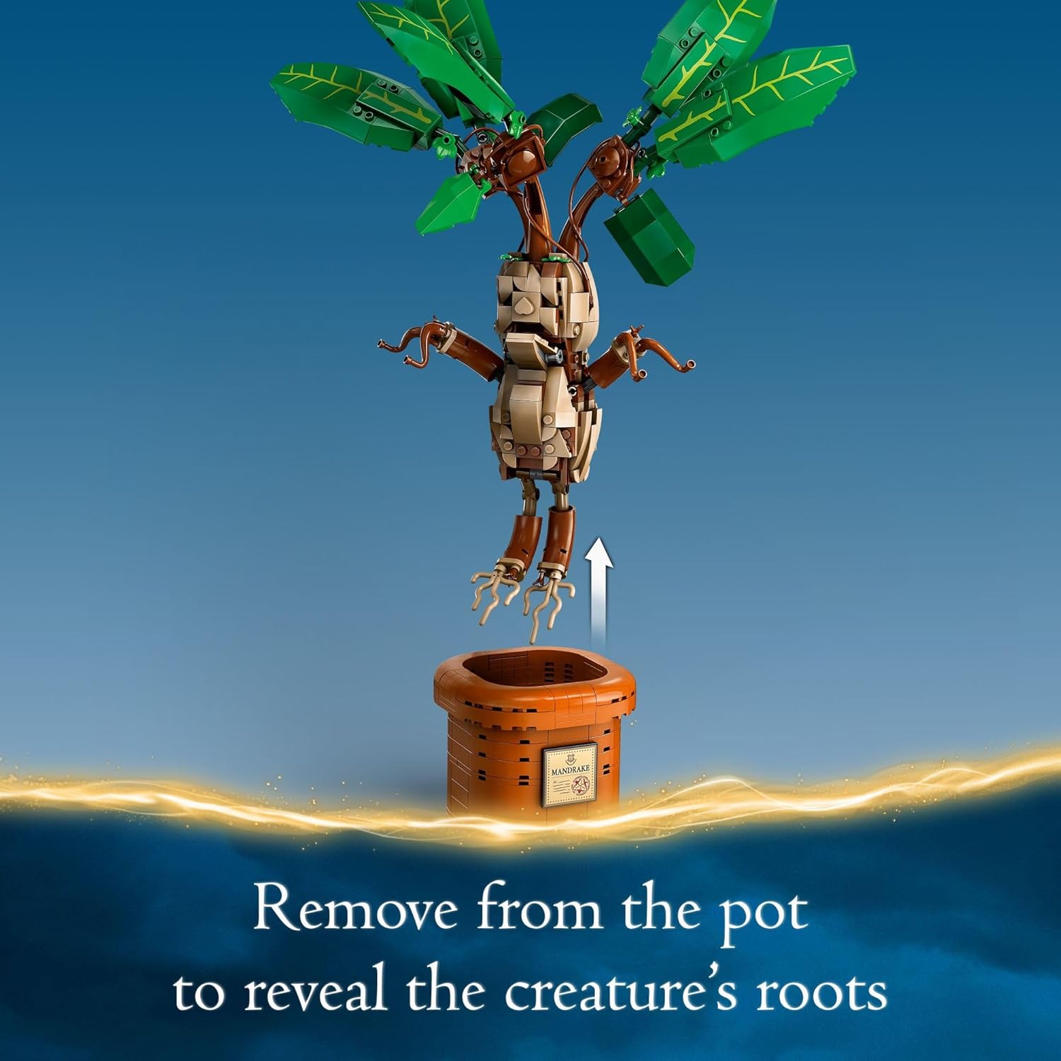 لگو گلدان هری پاتر سری مندریک 579 قطعه مدل Lego Harry Potter™ Mandrake Adamot 76433