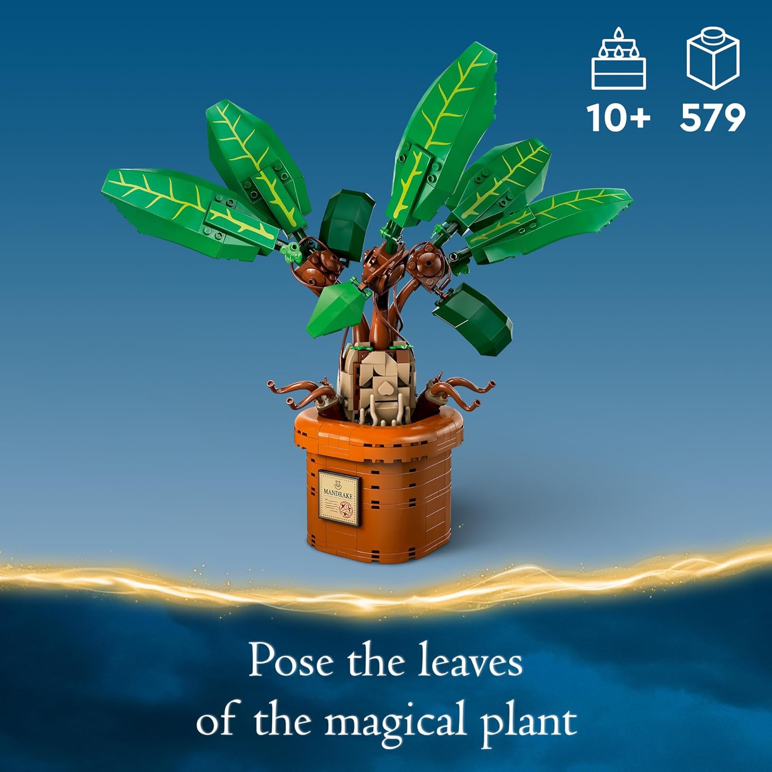لگو گلدان هری پاتر سری مندریک 579 قطعه مدل Lego Harry Potter™ Mandrake Adamot 76433