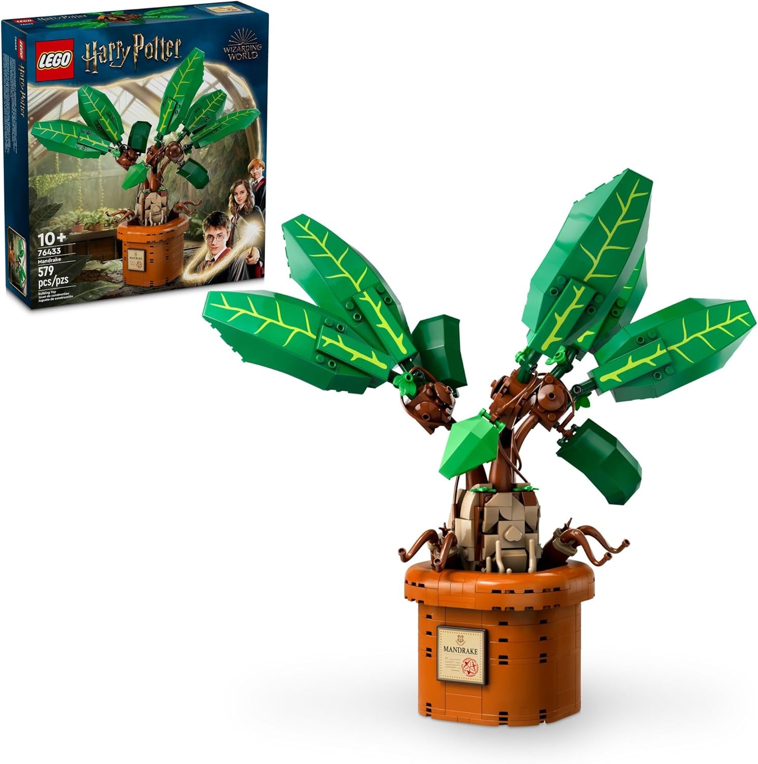 لگو گلدان هری پاتر سری مندریک 579 قطعه مدل Lego Harry Potter™ Mandrake Adamot 76433
