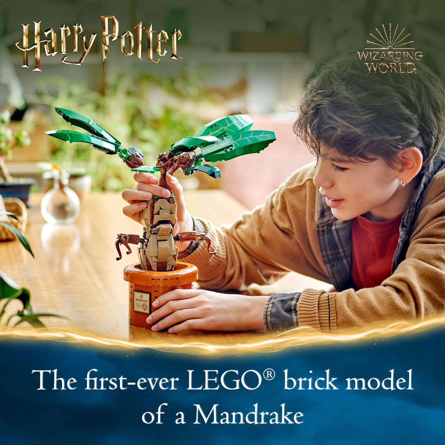 لگو گلدان هری پاتر سری مندریک 579 قطعه مدل Lego Harry Potter™ Mandrake Adamot 76433