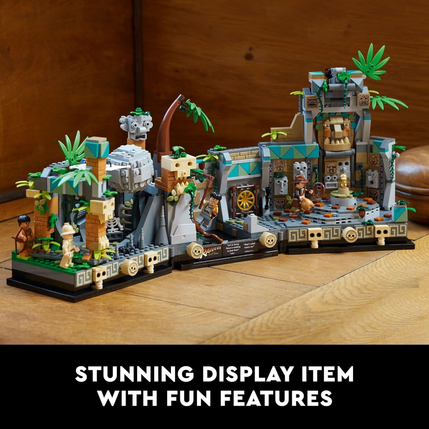 لگو معبد ایندیاناجونز ایدول 1545 قطعه مدل Lego Temple of the Golden Idol Indiana Jones 77015