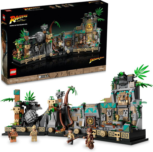 لگو معبد ایندیاناجونز ایدول 1545 قطعه مدل Lego Temple of the Golden Idol Indiana Jones 77015
