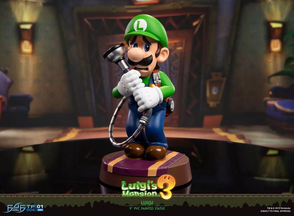 فیگور لوئیجی از ماریو اورجینال 25 سانت مدل Luigi Mansion 3 First 4 Figures