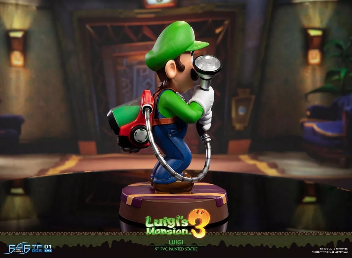 فیگور لوئیجی از ماریو اورجینال 25 سانت مدل Luigi Mansion 3 First 4 Figures