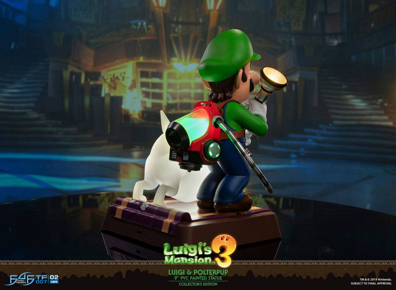 فیگور لوئیجی نسخه دلوکس از ماریو اورجینال 25 سانت مدل Luigi Mansion 3 First 4 Figures Deluxe Vision
