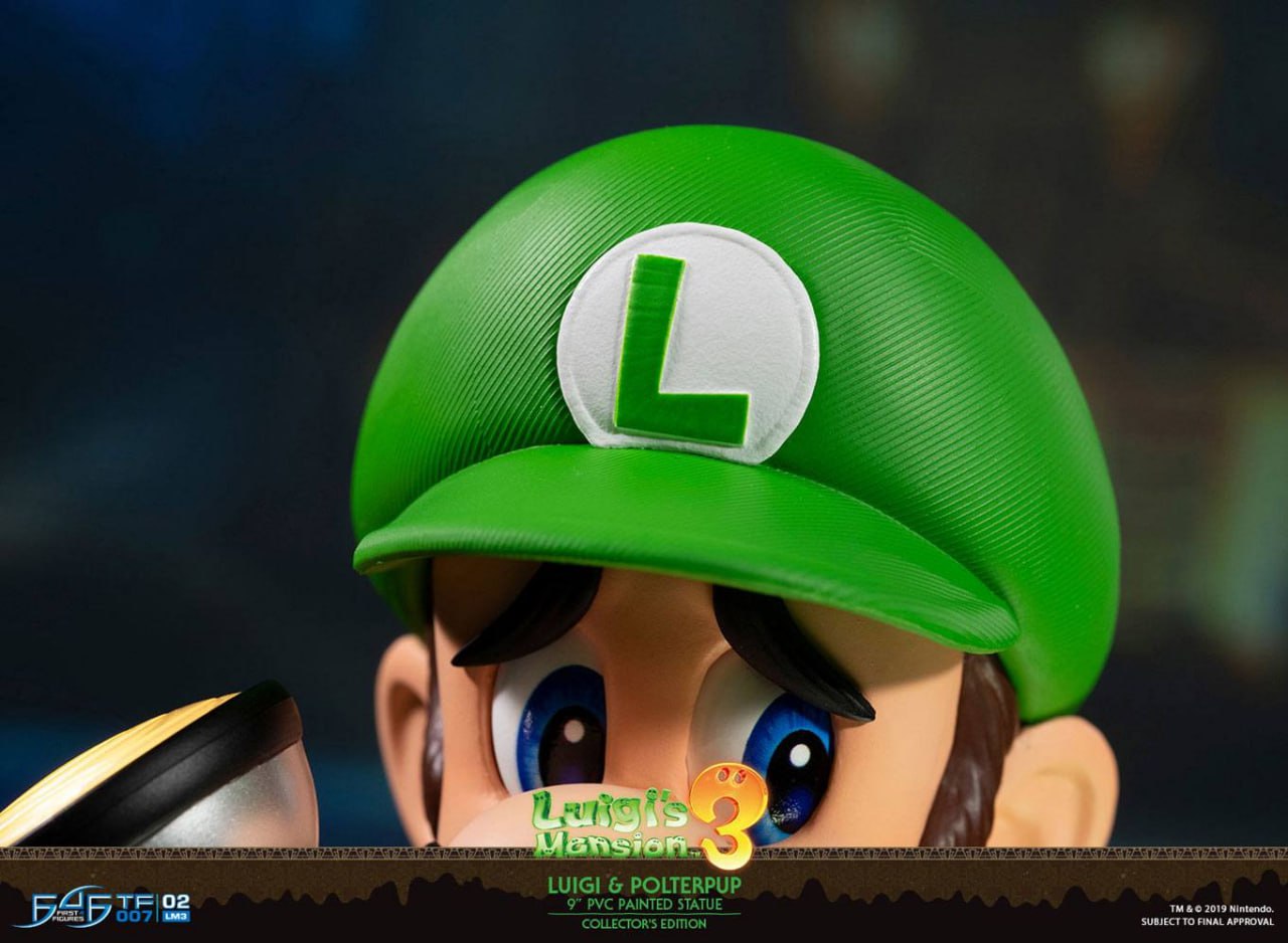 فیگور لوئیجی نسخه دلوکس از ماریو اورجینال 25 سانت مدل Luigi Mansion 3 First 4 Figures Deluxe Vision
