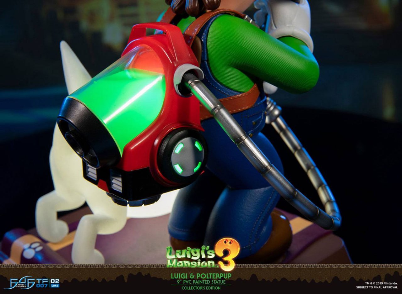 فیگور لوئیجی نسخه دلوکس از ماریو اورجینال 25 سانت مدل Luigi Mansion 3 First 4 Figures Deluxe Vision