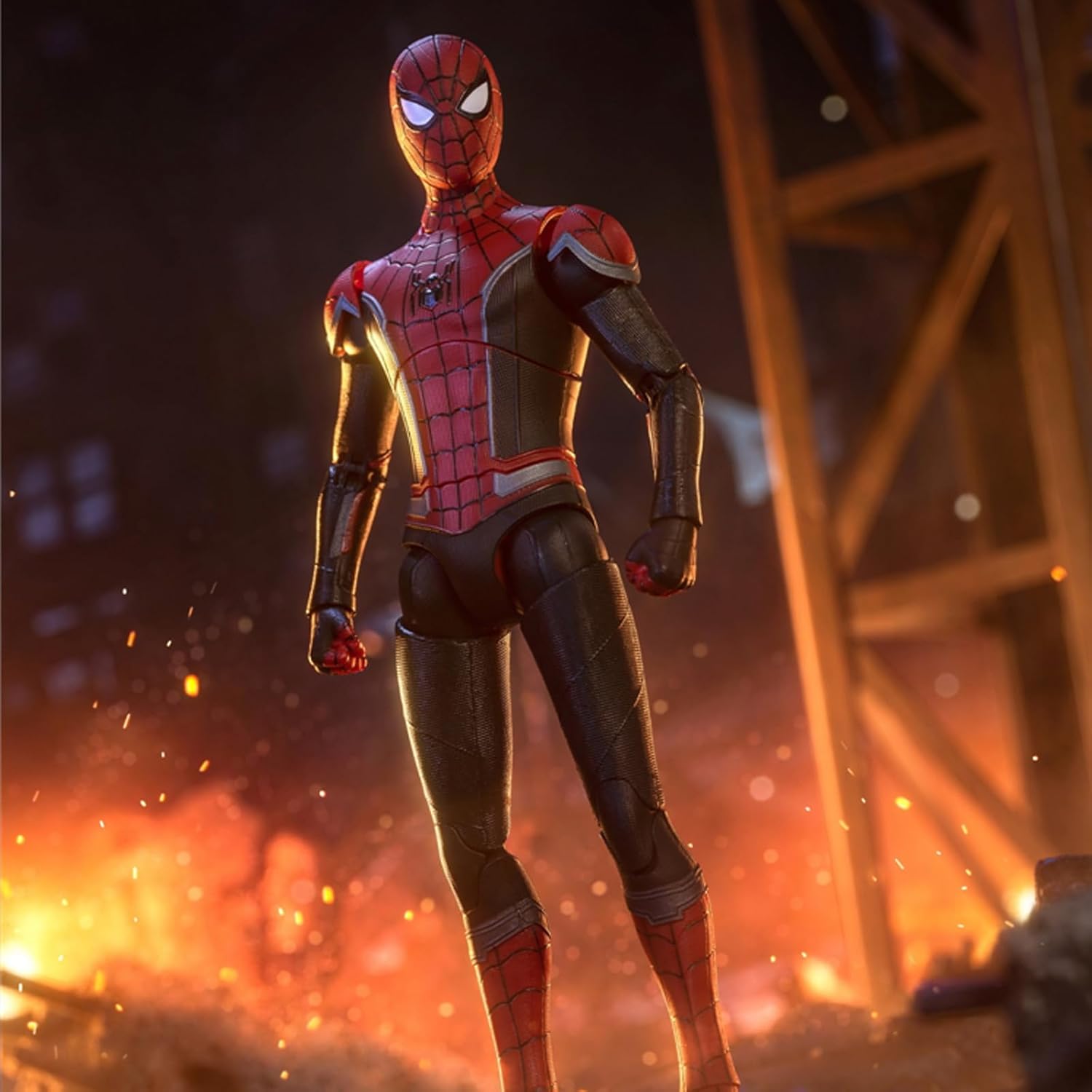 اکشن فیگور اسپایدرمن 18 سانت برند زد دی تویز مدل No Way Home Spiderman Upgraded Suit ZD TOYS