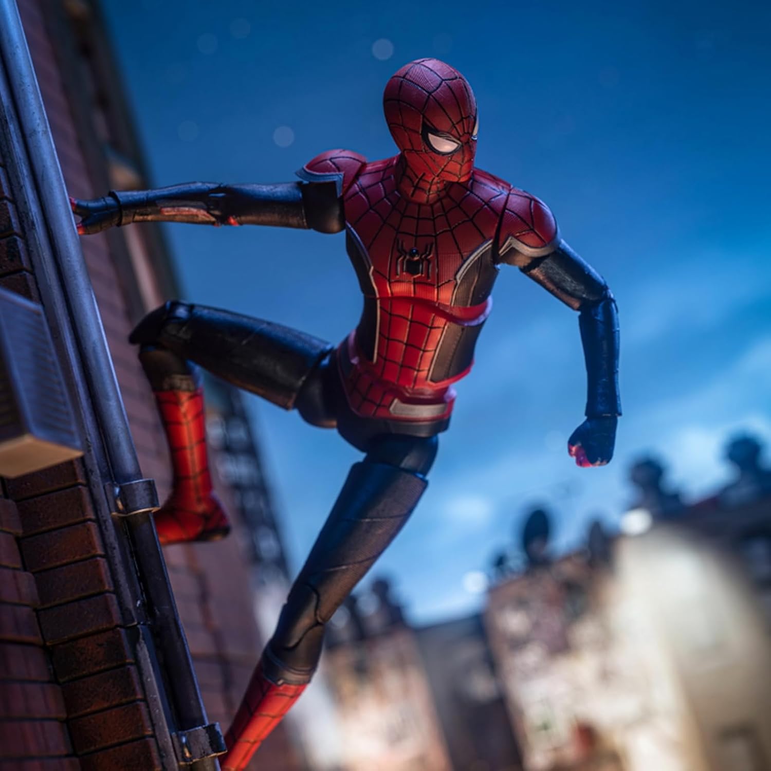 اکشن فیگور اسپایدرمن 18 سانت برند زد دی تویز مدل No Way Home Spiderman Upgraded Suit ZD TOYS