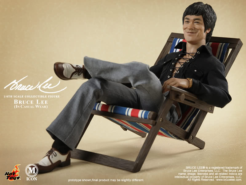 اکشن فیگور بروسلی برند هات تویز 1/6 مدل Bruce Lee Hot Toys MIS12 Casual Wear 1/6