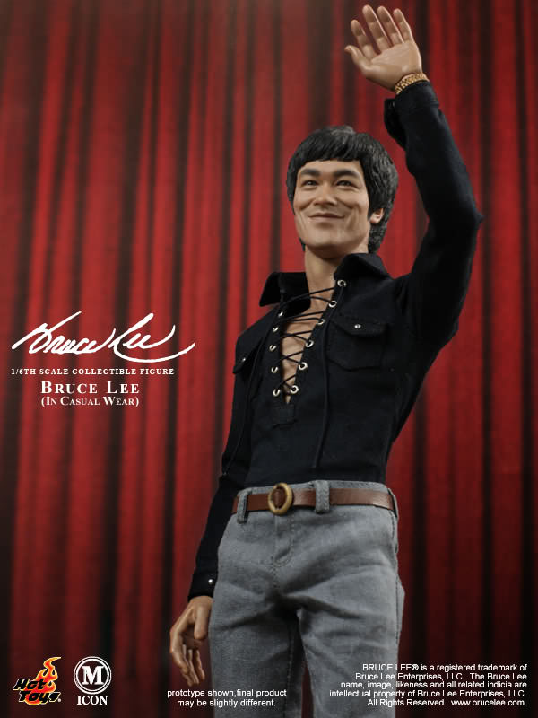 اکشن فیگور بروسلی برند هات تویز 1/6 مدل Bruce Lee Hot Toys MIS12 Casual Wear 1/6