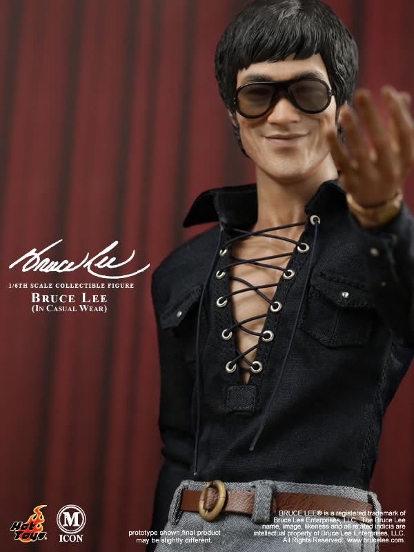 اکشن فیگور بروسلی برند هات تویز 1/6 مدل Bruce Lee Hot Toys MIS12 Casual Wear 1/6