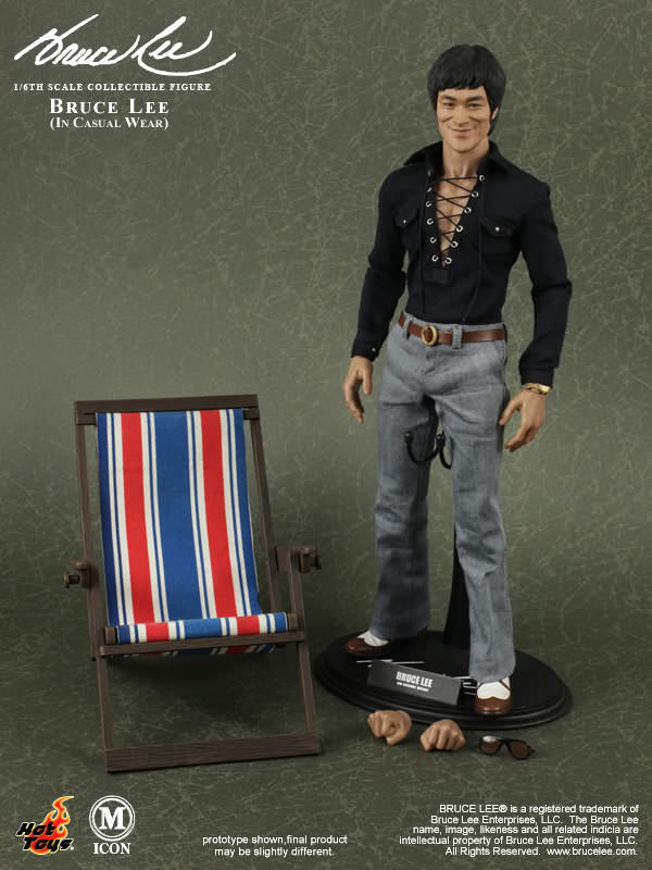 اکشن فیگور بروسلی برند هات تویز 1/6 مدل Bruce Lee Hot Toys MIS12 Casual Wear 1/6