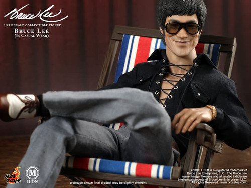 اکشن فیگور بروسلی برند هات تویز 1/6 مدل Bruce Lee Hot Toys MIS12 Casual Wear 1/6