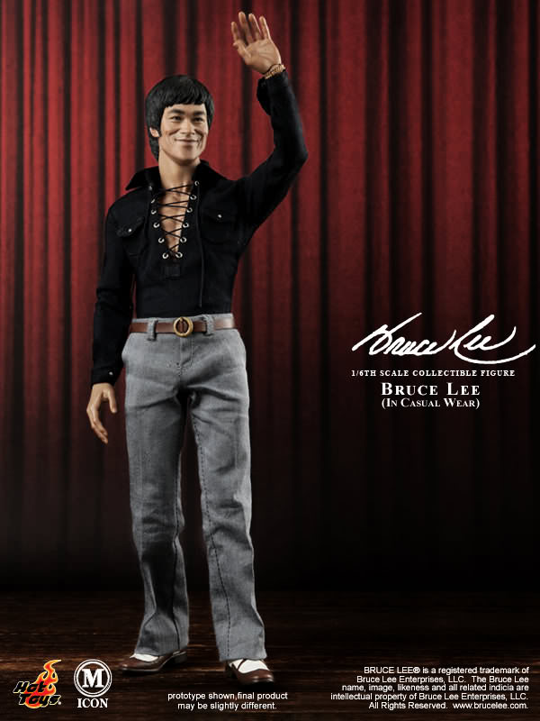 اکشن فیگور بروسلی برند هات تویز 1/6 مدل Bruce Lee Hot Toys MIS12 Casual Wear 1/6