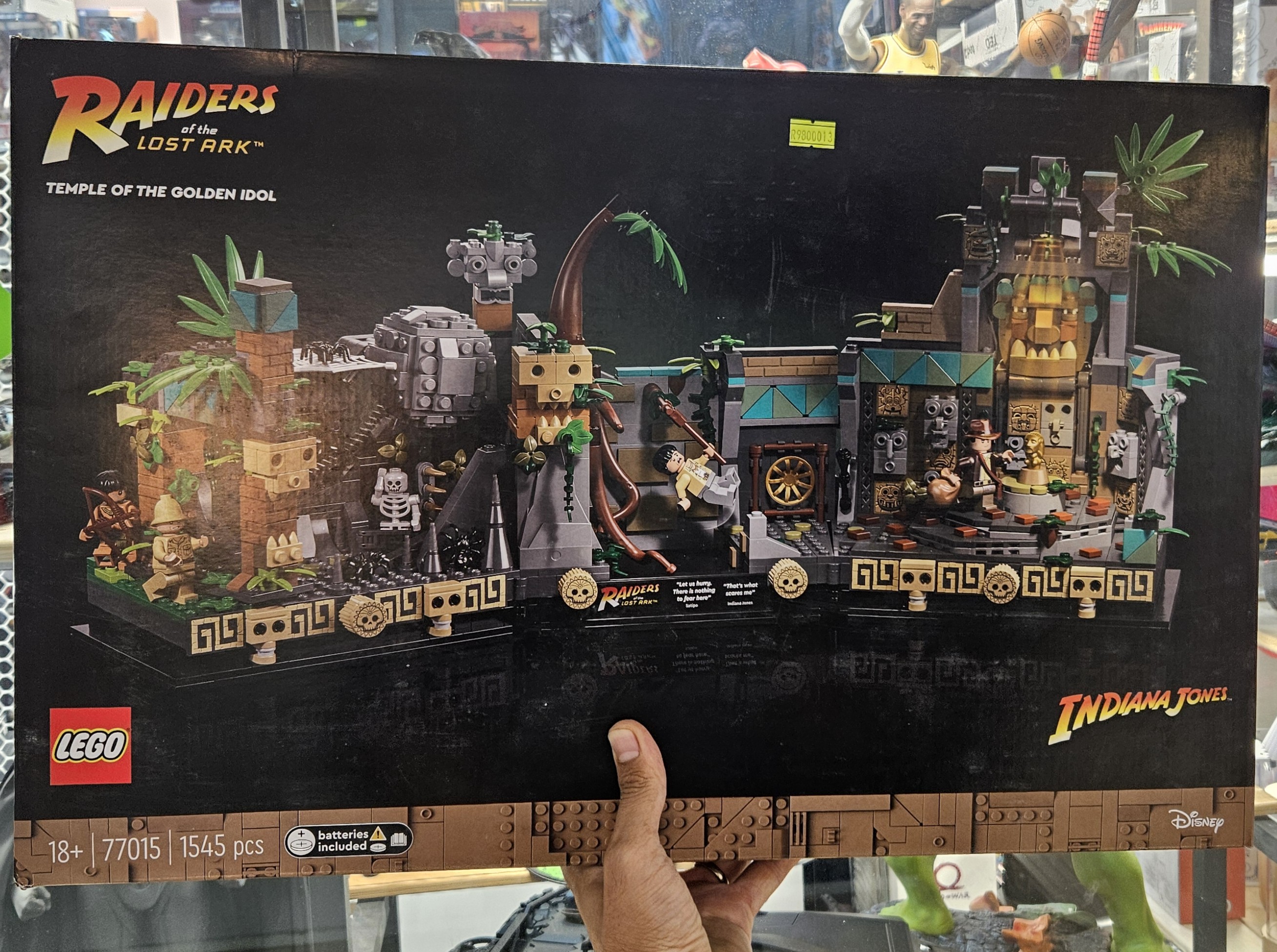 لگو معبد ایندیاناجونز ایدول 1545 قطعه مدل Lego Temple of the Golden Idol Indiana Jones 77015