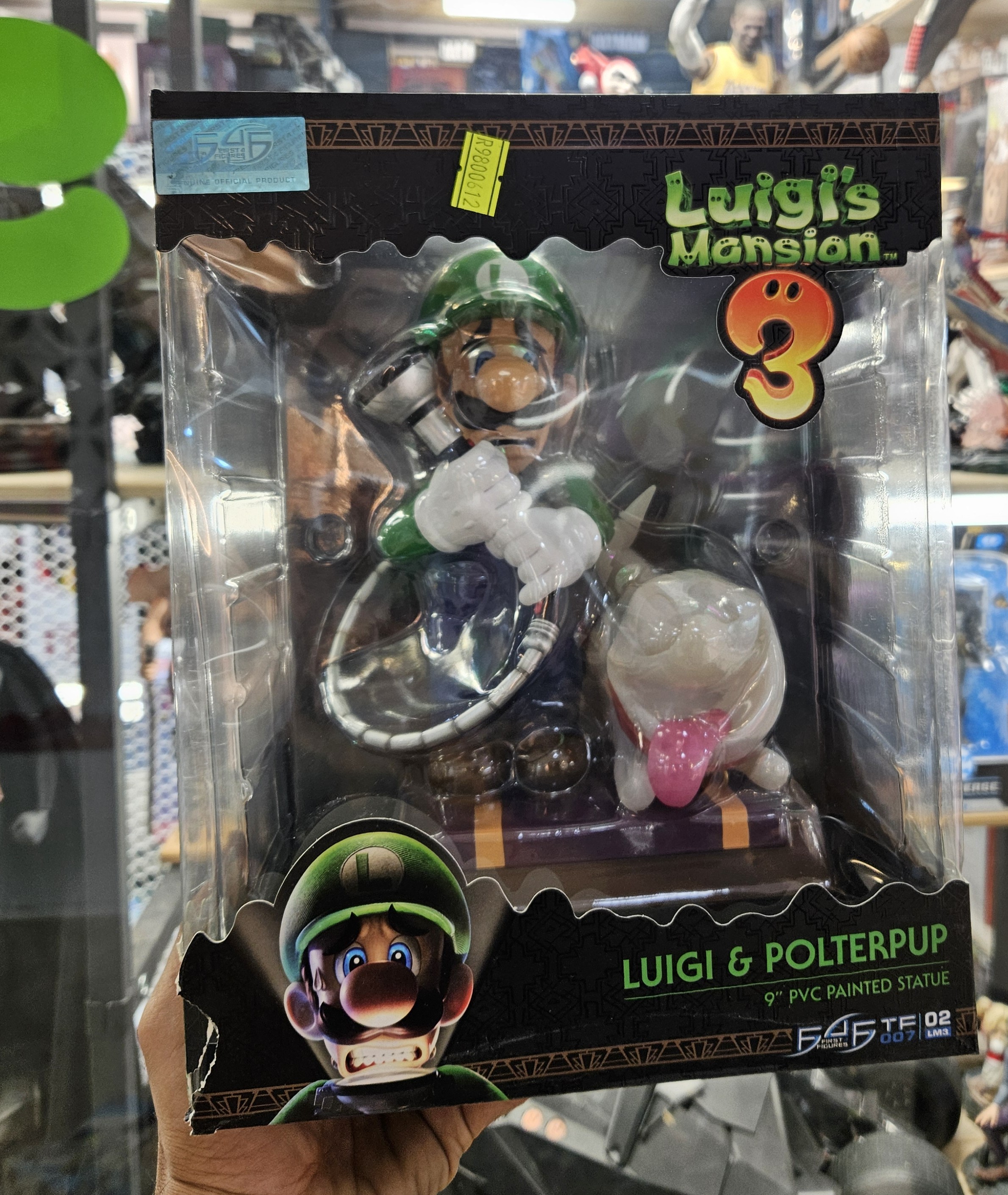 فیگور لوئیجی نسخه دلوکس از ماریو اورجینال 25 سانت مدل Luigi Mansion 3 First 4 Figures Deluxe Vision