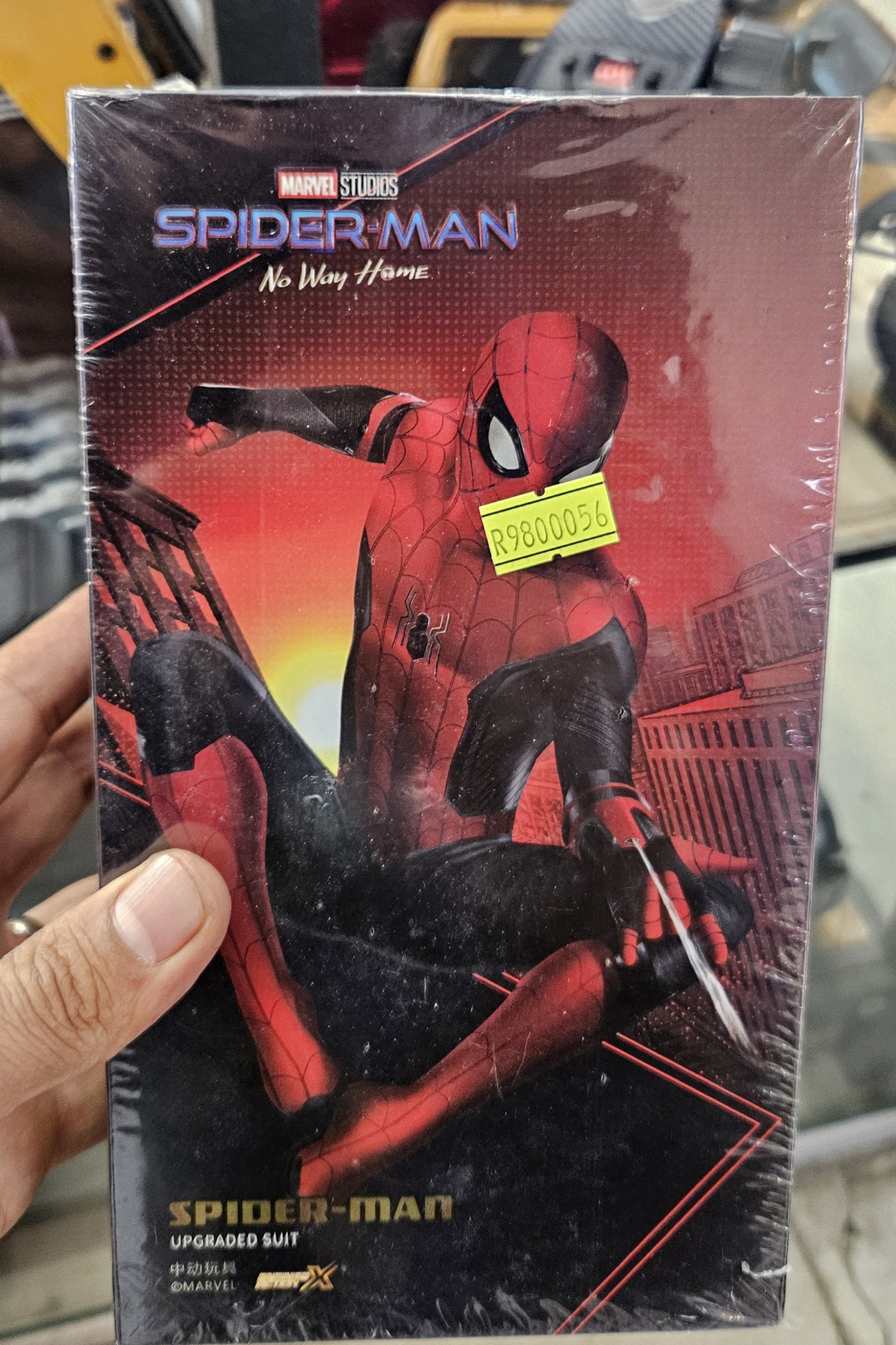 اکشن فیگور اسپایدرمن 18 سانت برند زد دی تویز مدل No Way Home Spiderman Upgraded Suit ZD TOYS