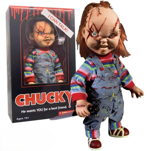 اکشن فیگور چاکی برند مزکو 40 سانت سخنگو مدل Bride Of Chucky Mezco