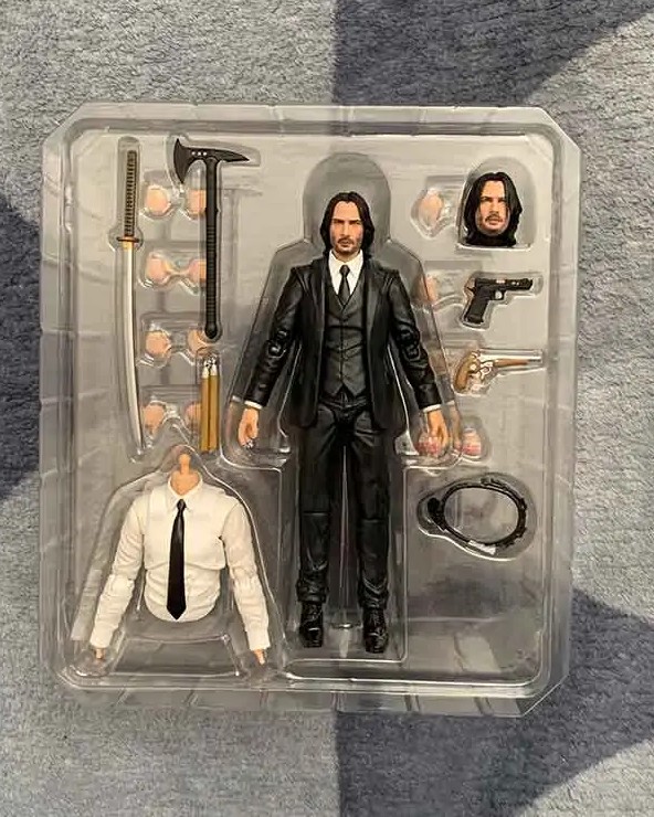 اکشن فیگور جان ویک قسمت 4 برند مافکس مدل John Wick Chapter 4 Mafex