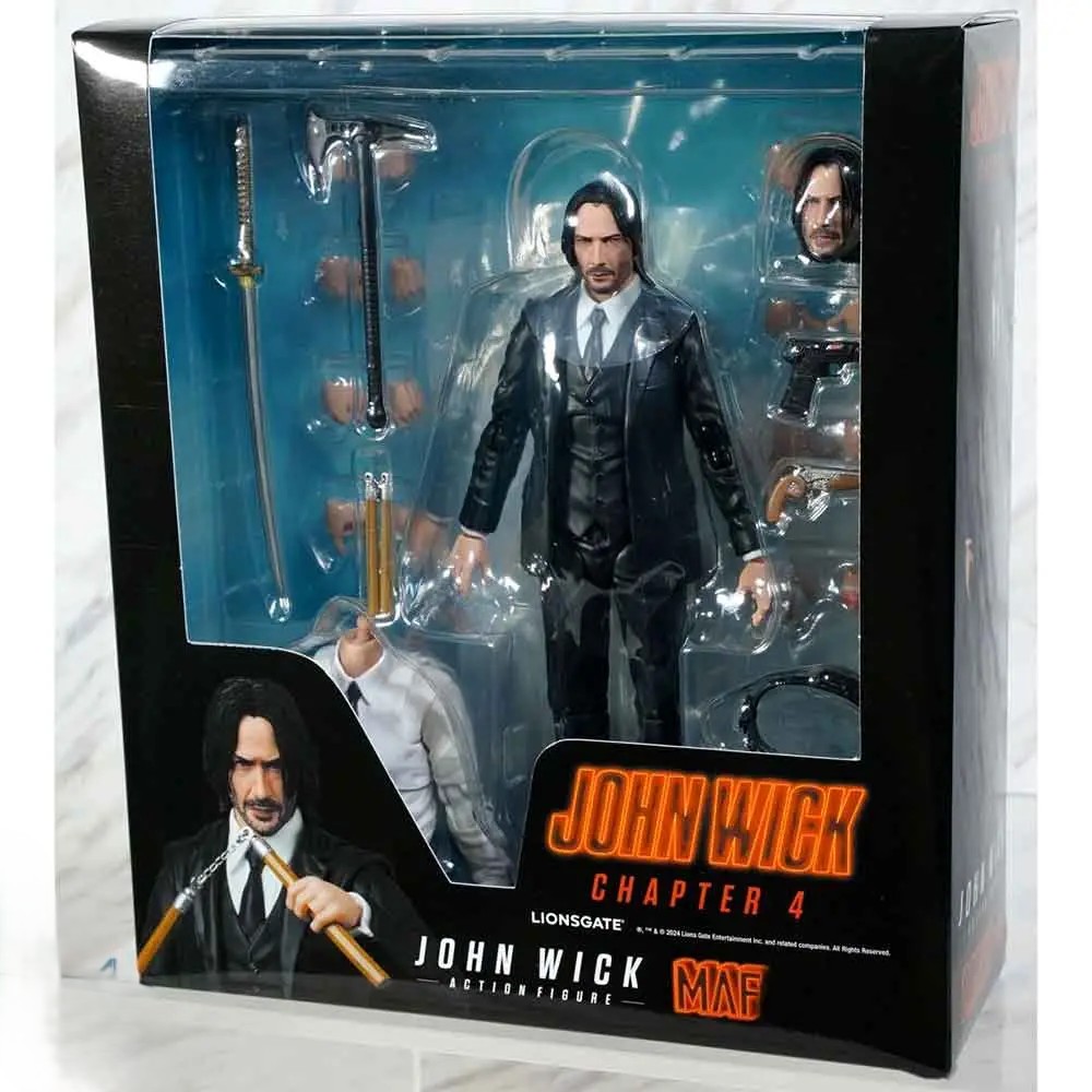 اکشن فیگور جان ویک قسمت 4 برند مافکس مدل John Wick Chapter 4 Mafex
