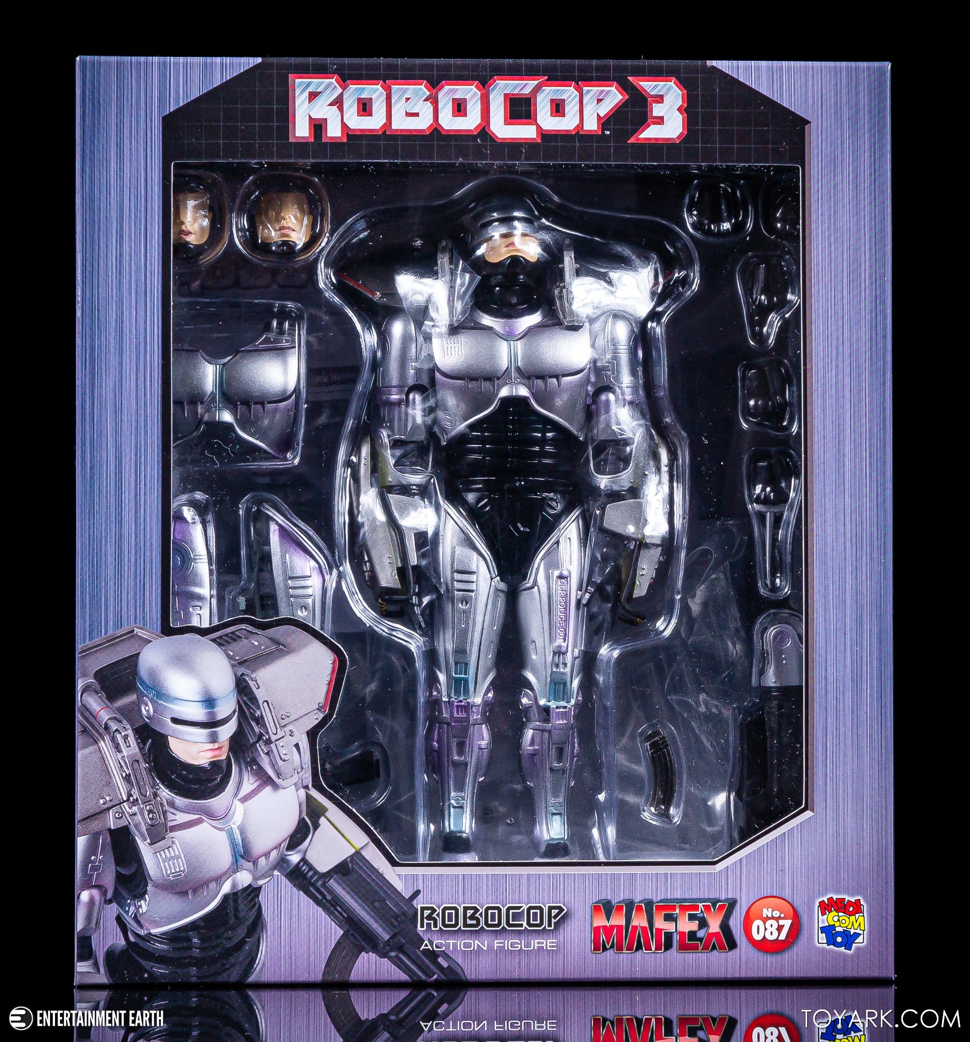 اکشن فیگور پلیس آهنی الکس مورفی روبوکاپ 3 برند مافکس مدل Robocop 3 Mafex