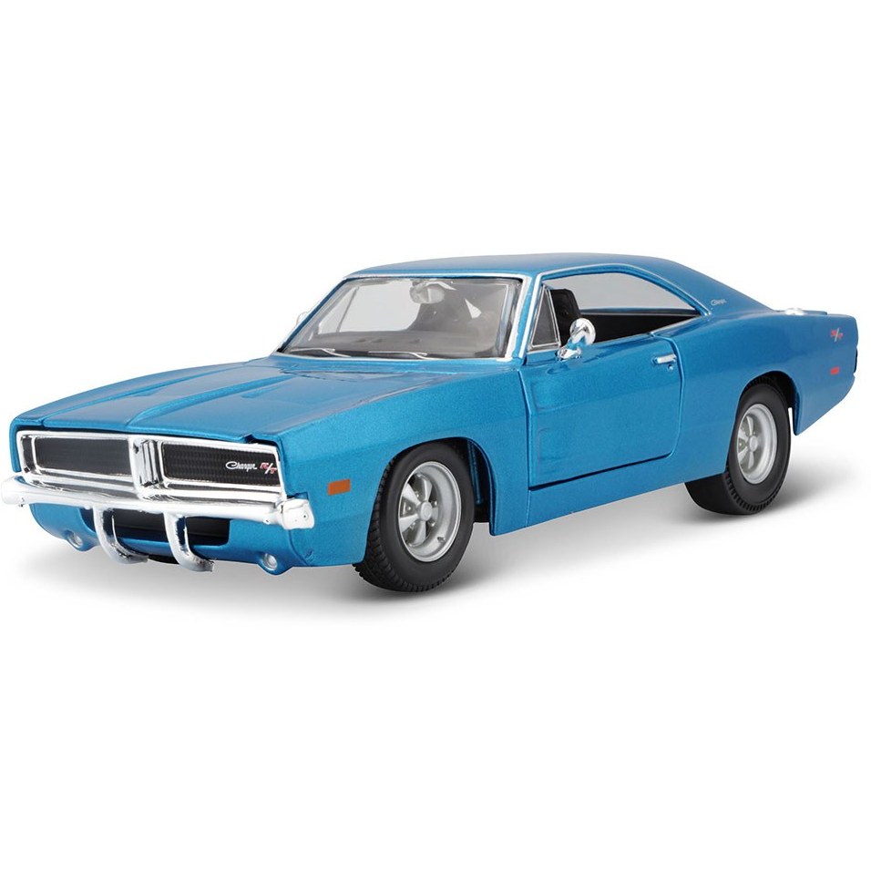 ماکت ماشین دوج چارجر آرتی آبی مدل Dodge charger R/T 1969 برند Maisto