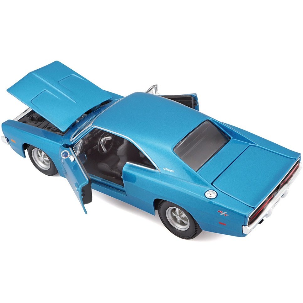 ماکت ماشین دوج چارجر آرتی آبی مدل Dodge charger R/T 1969 برند Maisto