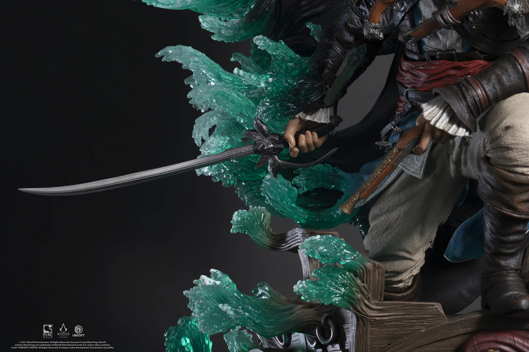 فیگور اساسین کرید بلک فلگ ادوارد نسخه اکسکلوسو برند پیورآرت مدل Assassin's Creed Black Flag Animus Edward Exclusive Edition Pure Arts